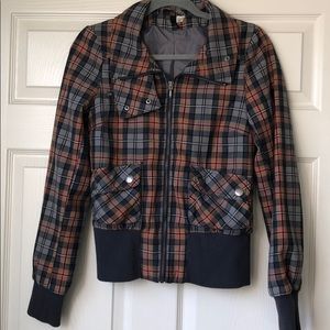 Adorable multi-color plaid jacket